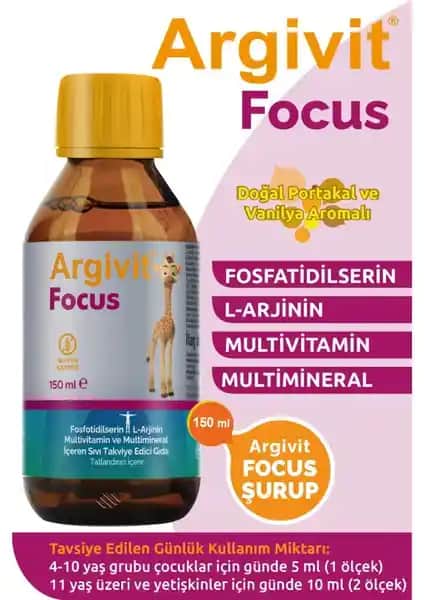 Argivit Focus Şurup: Çocuklar için Besin Takviyesi ve Faydaları