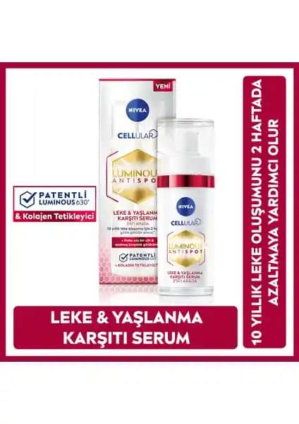NIVEA Luminous630 Hyaluronik Asit Cilt Serumu ile Genç ve Aydınlık Bir Cilt Elde Edin