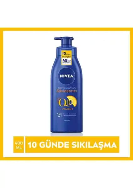 NIVEA Sıkılaştırıcı Vücut Sütü Q10 ile Cildinizi Sıkılaştırın ve Nemlendirin