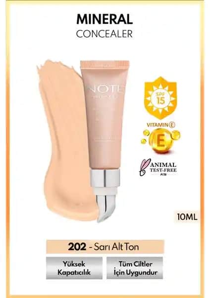 Note Mineral Concealer 202 SPF 15: Göz Altı Kapatıcısı İncelemesi