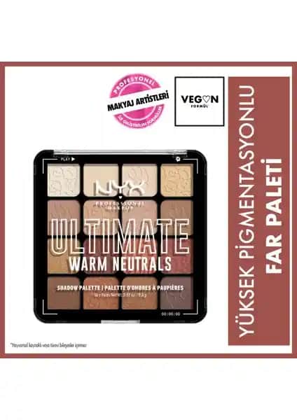 Nyx Professional Makeup Ultimate Shadow Palette - Warm Neutrals Göz Farı İncelemesi