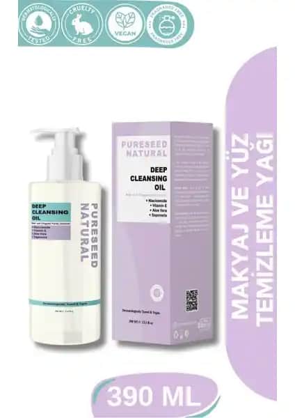 Pureseed Natural Derinlemesine Temizlik Yağı: Hassas Ciltler için Etkili Çözüm