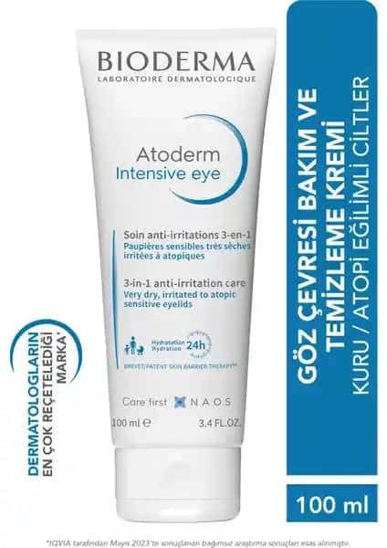 Bioderma Atoderm Intensive Eye: Etkili Nemlendirici Krem ile Göz Çevresi Bakımı