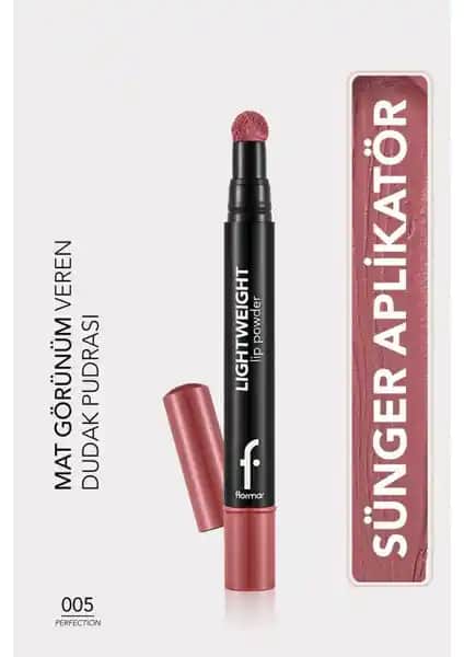 Flormar Lightweight Lip Powder: Mat Dudak Pudrası ile Yükselen Renk Seçenekleri