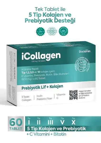 İcollagen: 5 Tip Kolajen ile Cilt ve Eklemler İçin Doğal Destek
