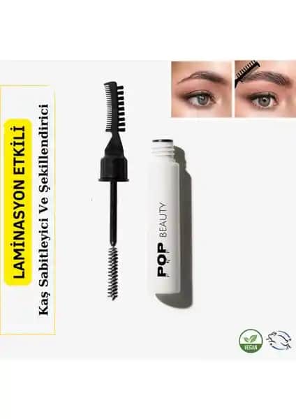Pop Beauty Kaş Sabitleyici ve Şekillendirici: Gün Boyu Kalıcı ve Pratik Kullanım