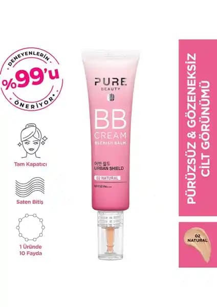 Pure Beauty BB Krem SPF 50 ile Cildinizi Güzelleştirin ve Koruyun