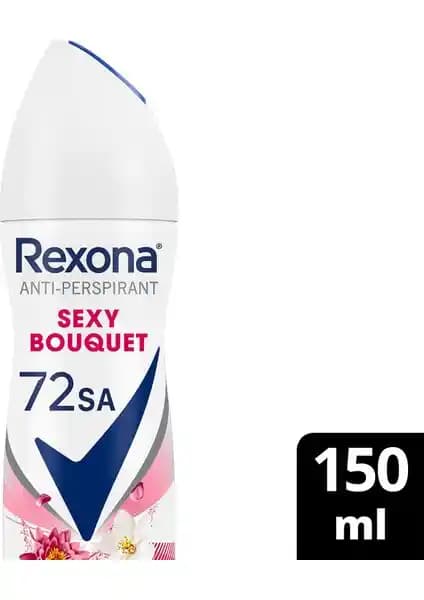Rexona Kadın Sprey Deodorant Sexy Bouquet: 72 Saat Ferahlık Sunuyor