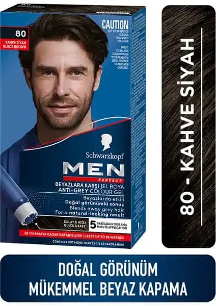 Schwarzkopf Men Perfect: Amonyaksız Beyaz Saç Boyası ile Doğal Görünüm Sunar