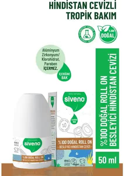 Siveno %100 Doğal Roll-On Hindistan Cevizli Deodorant İncelemesi