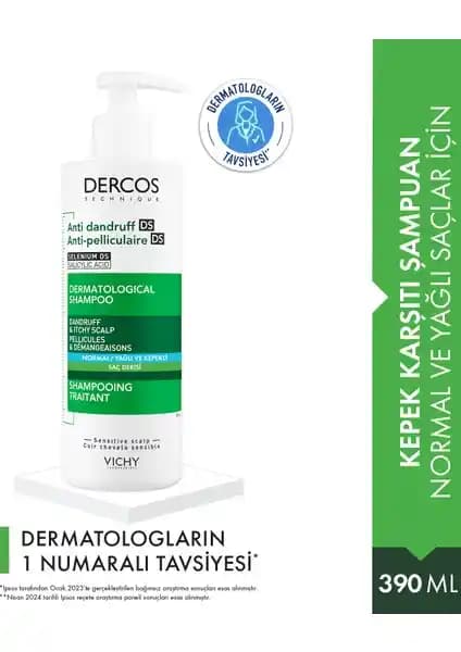 Vichy Dercos Şampuan Değerlendirmesi: Yağlı ve Kepekli Saçlar İçin Etkili Çözüm