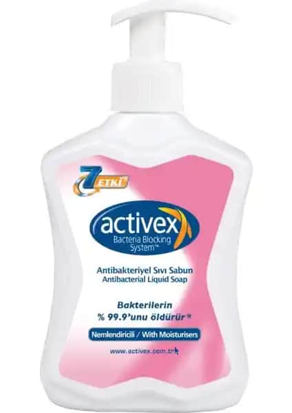 Activex Antibakteriyel Sıvı Sabun Nemlendirici 300 Ml: Günlük Hijyen ve Koruma Çözümü