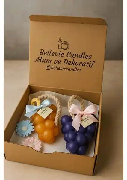 Bellevie Candles Üzüm Salkımı Sabun: Doğal ve Estetik Bakım Ürünü