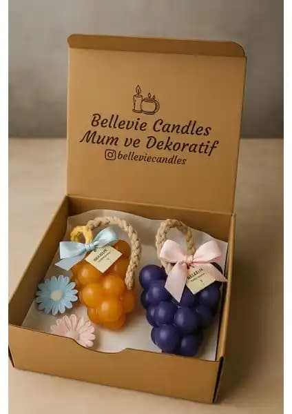 Bellevie Candles Üzüm Salkımı Sabun: Doğal ve Estetik Bakım Ürünü