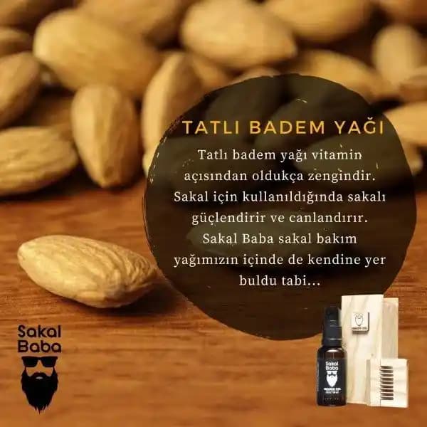 Acı Badem Yağı Sakal Çıkarır Mı? Sakal Bakımında Etkileri ve Kullanım Yöntemleri