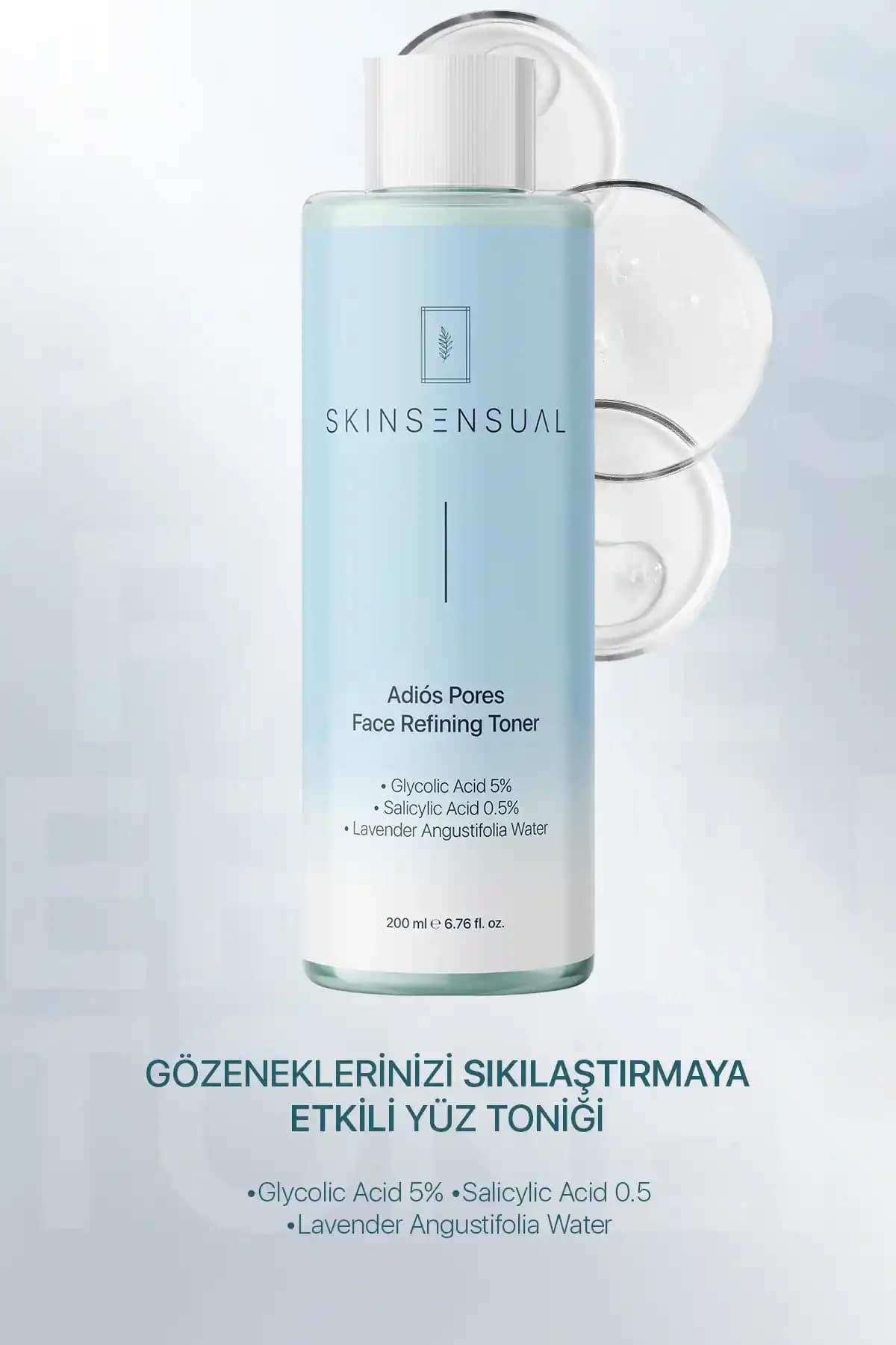 Adios Pores Face Refining Toner: Gözenek Görünümünü Azaltmak İçin Etkili Cilt Bakımı Ürünü
