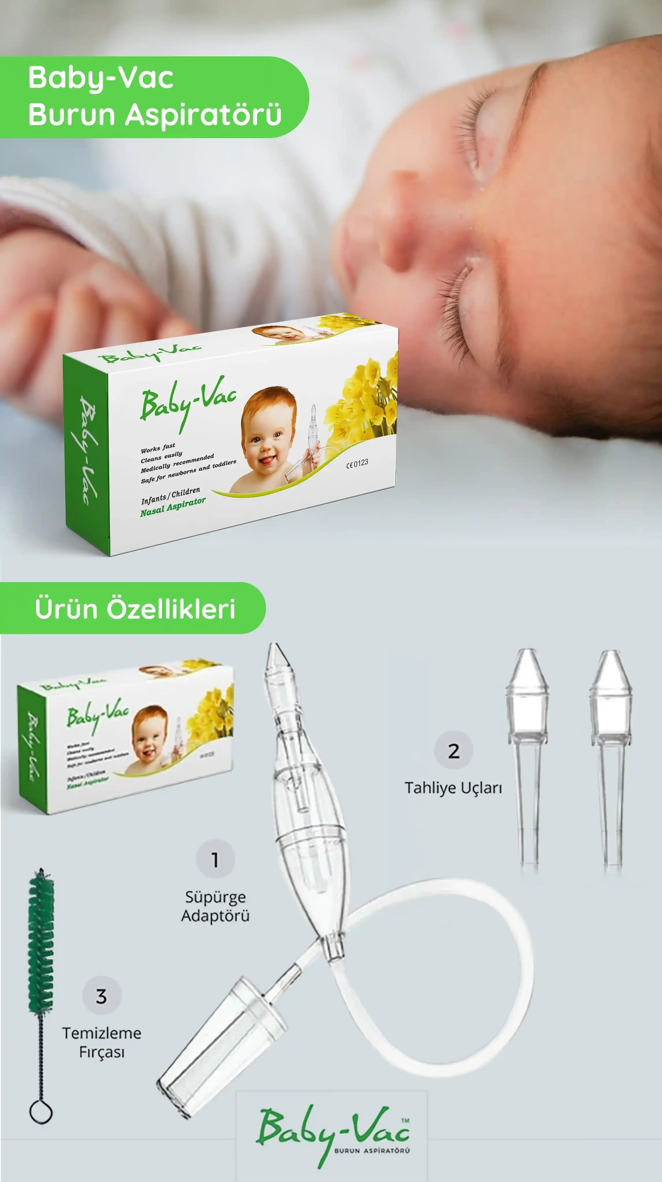 Bebek Burun Aspiratörü Kullanımı: Doğumdan İtibaren Güvenli ve Etkili Rehber