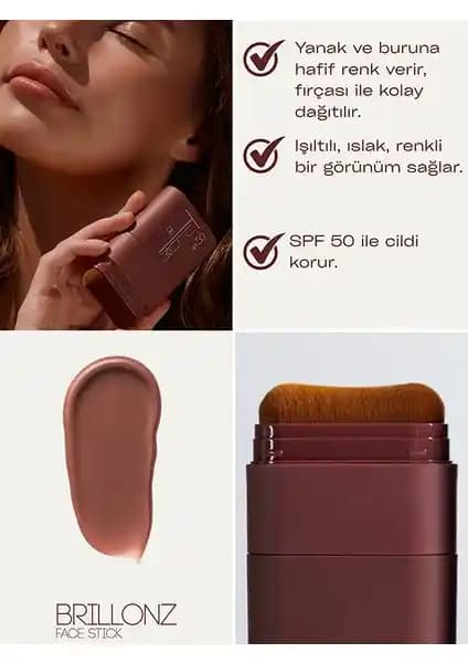 Brillonz Face Stick: Pratik ve Çok Fonksiyonlu Taşınabilir Cilt Bakım Ürünü