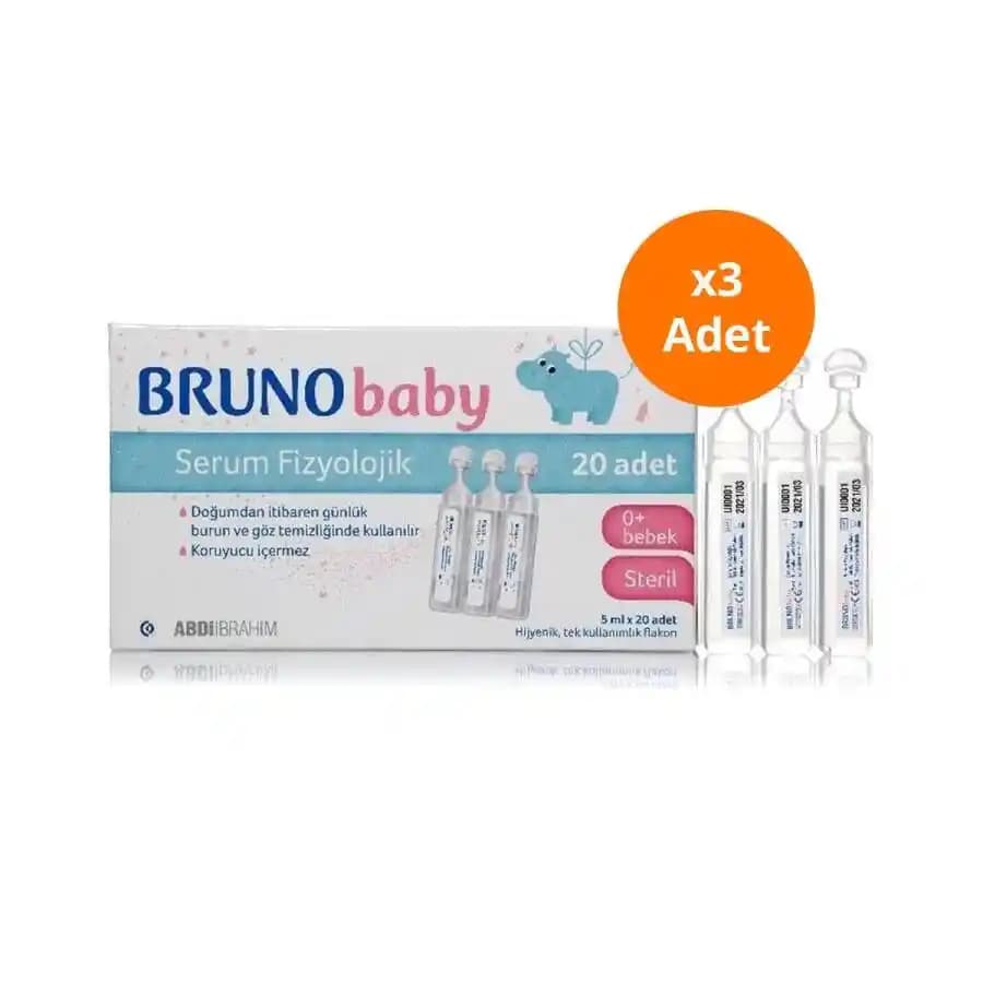 Bruno Baby Serum Damla ile Bebeklerde Nazal Bakım ve Burun Tıkanıklığı Giderici Çözüm