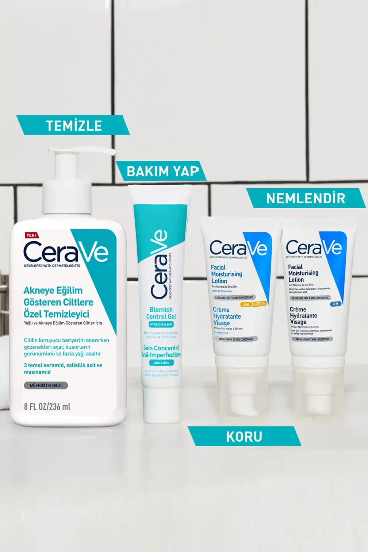 CeraVe Yüz Temizleme Jeli: Hassas ve Problemli Ciltler İçin Etkili Temizlik