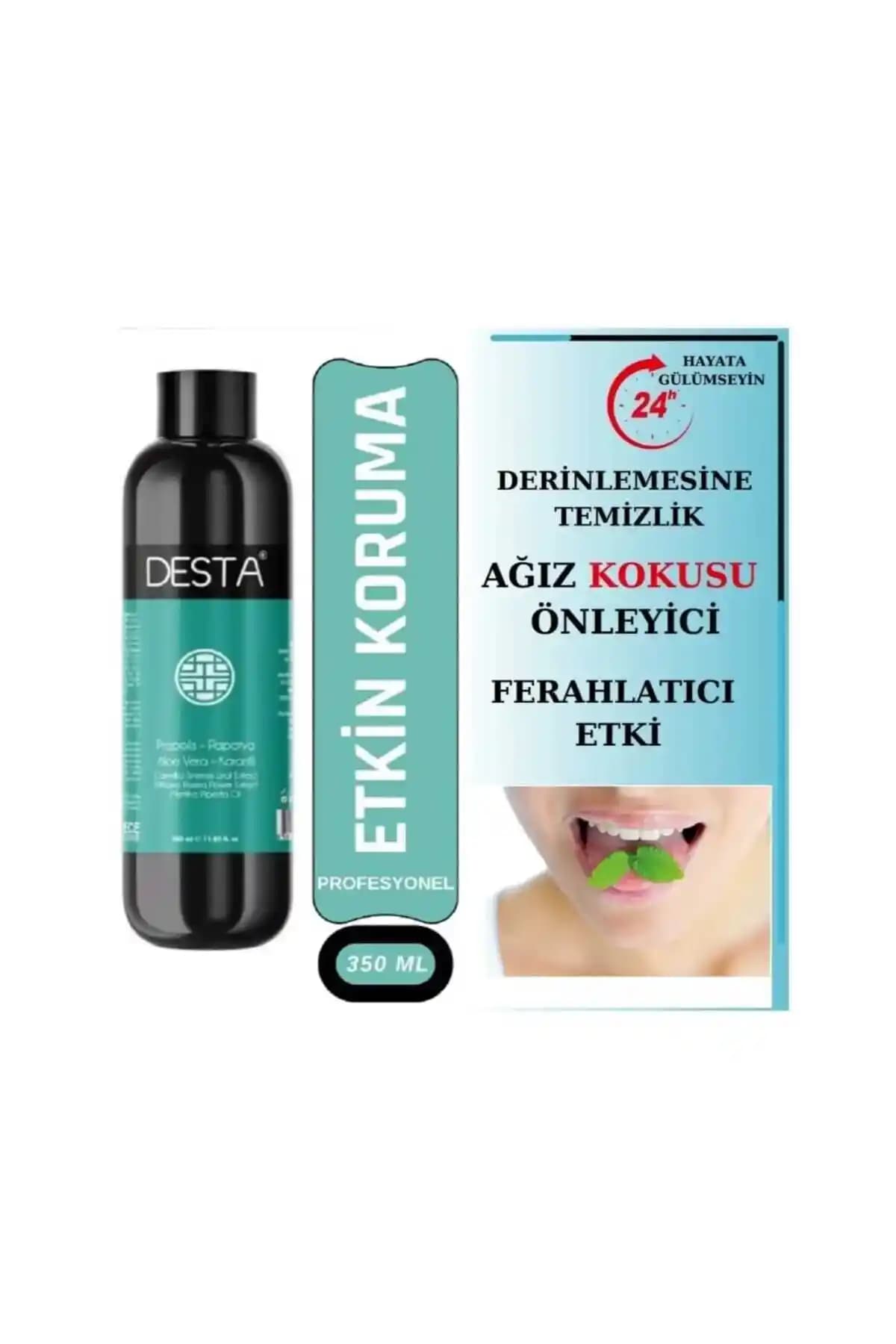 Desta Ağız Bakım Suyu: Doğal İçerikli, Alkolsüz ve Etkili Ağız Sağlığı Çözümü