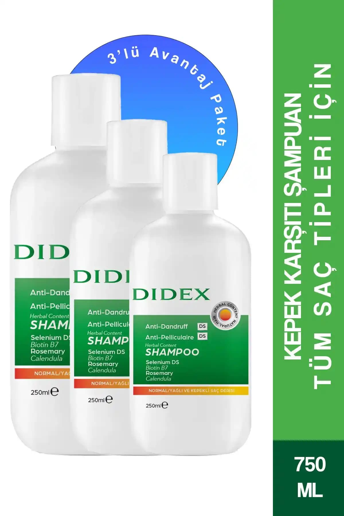 Didex Bitkisel Kepek Şampuanı ile Doğal ve Etkili Kepek Bakımı Çözümü