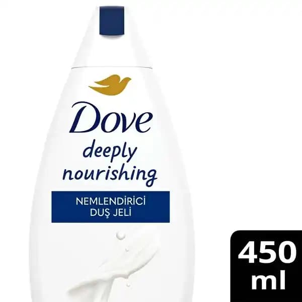 Dove Nemlendirici Duş Jeli Deeply Nourishing 450 ml ile Kuru ve Hassas Ciltlere Derinlemesine Bakım