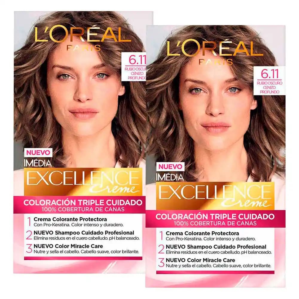 Excellence Creme 6.11: Orta Koyu Kumralda Uzun Süre Kalıcı Doğal Saç Rengi