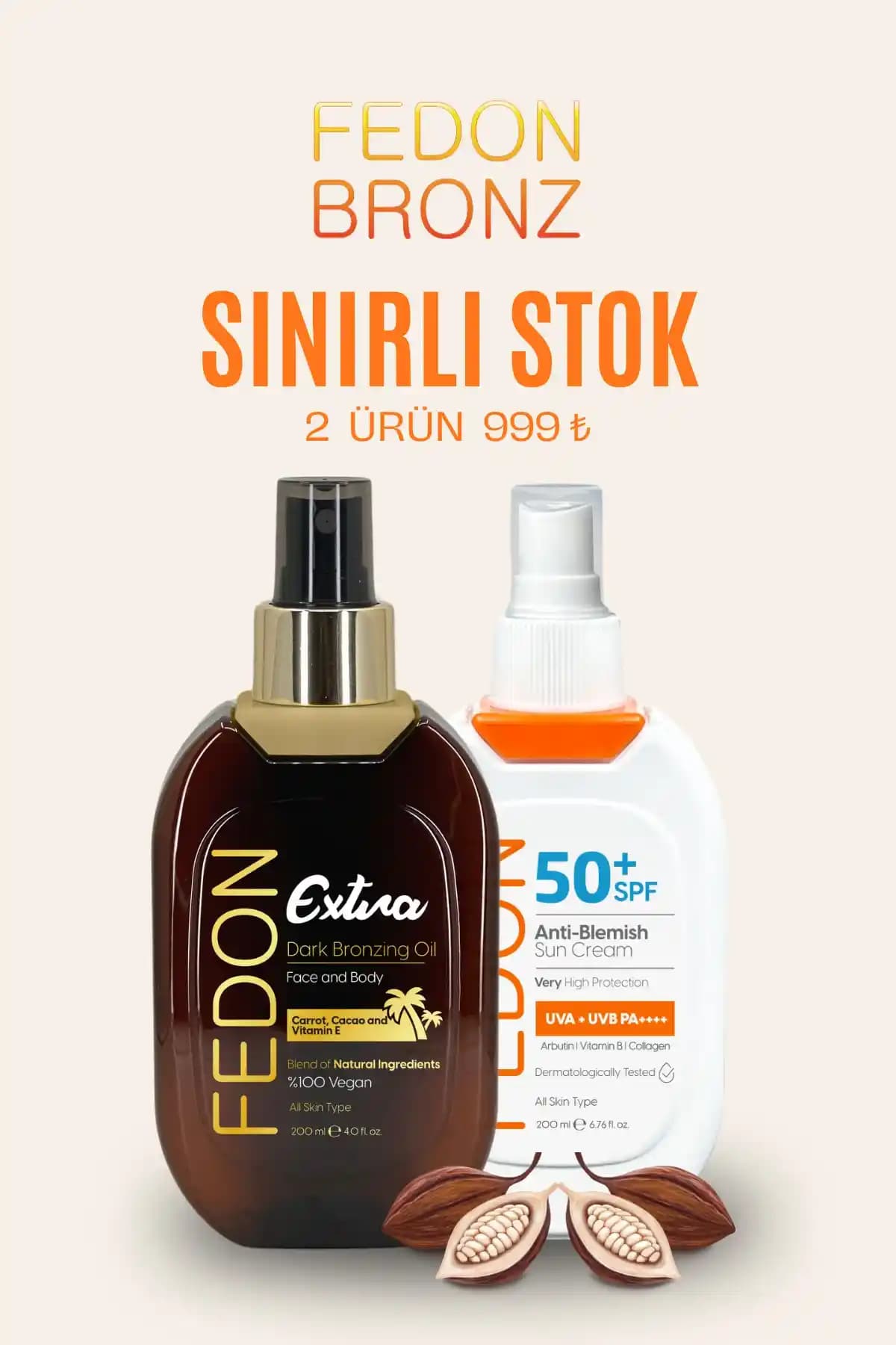 Fedon Bronz: Doğal ve Uzun Süre Kalıcı Cilt Dostu Bronzlaştırıcı Ürün Serisi