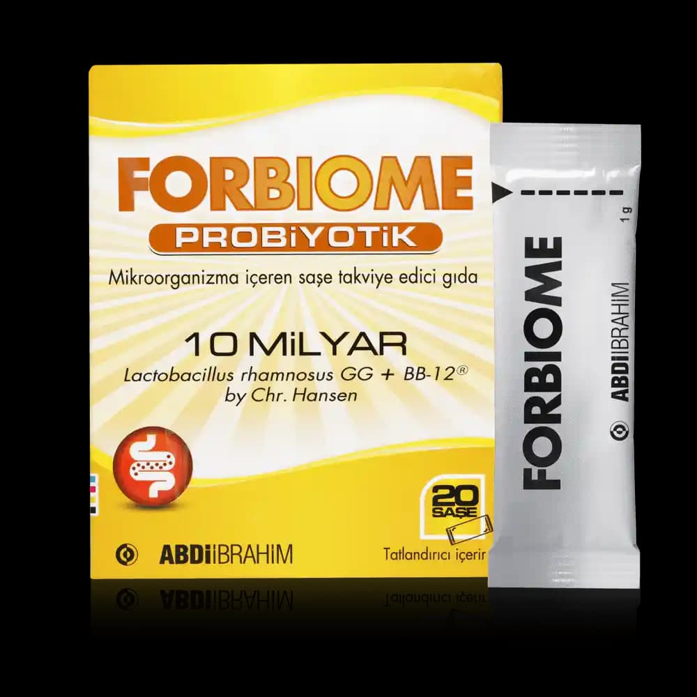 Forbiome Probiyotik Saşe ile Bağırsak Sağlığınızı Destekleyin ve Sindirimi İyileştirin