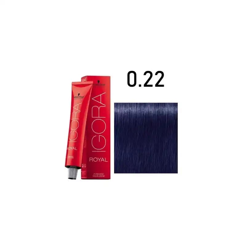 Igora Royal 0.22: Küllü Mavi Siyah Tonuyla Uzun Süre Kalıcı Saç Rengi