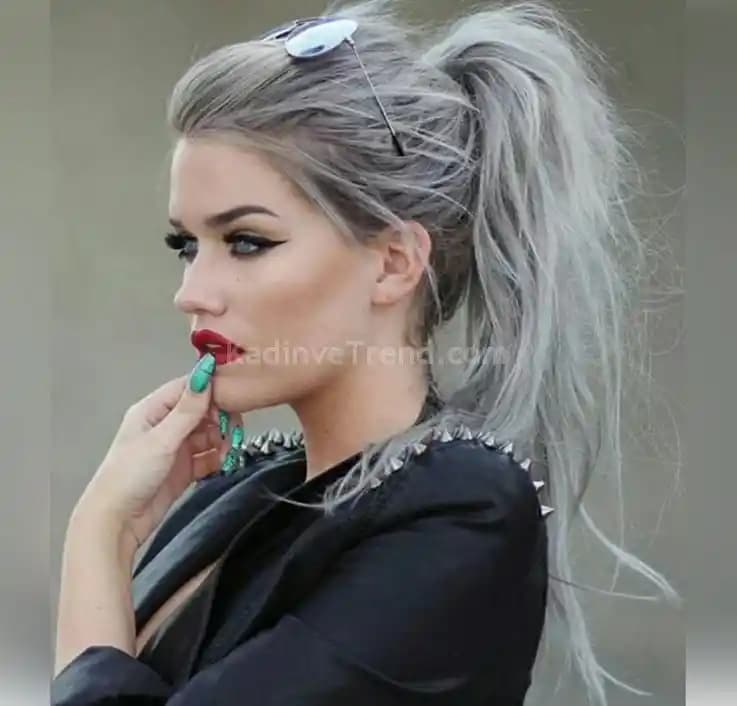 Küllü Gri Saç Rengi: Modern ve Zarif Saç Rengi Trendleri ve Bakım Önerileri