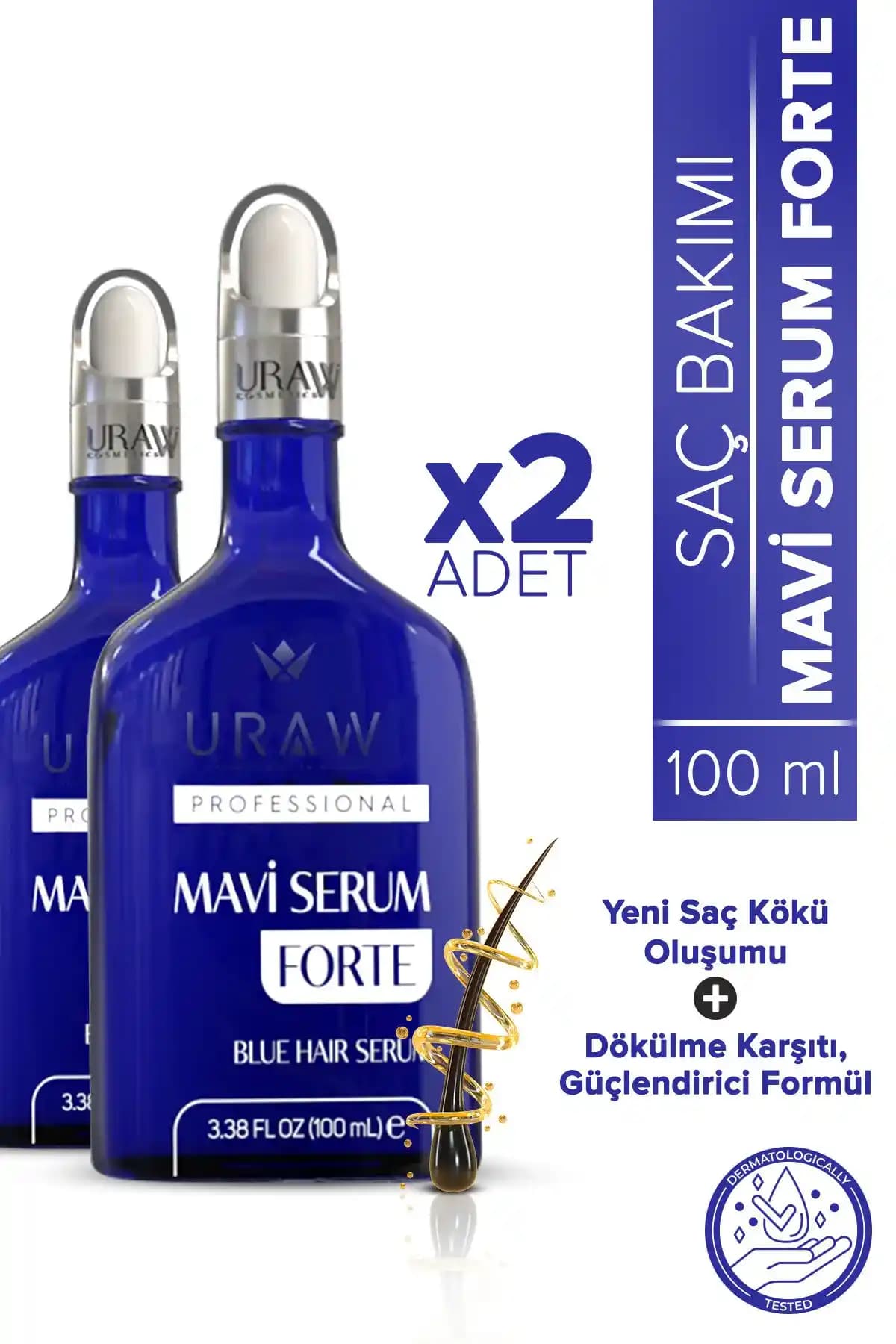Mavi Serum Nedir? Cilt ve Saç Bakımında Nemlendirme ve Güçlendirme Özellikleri