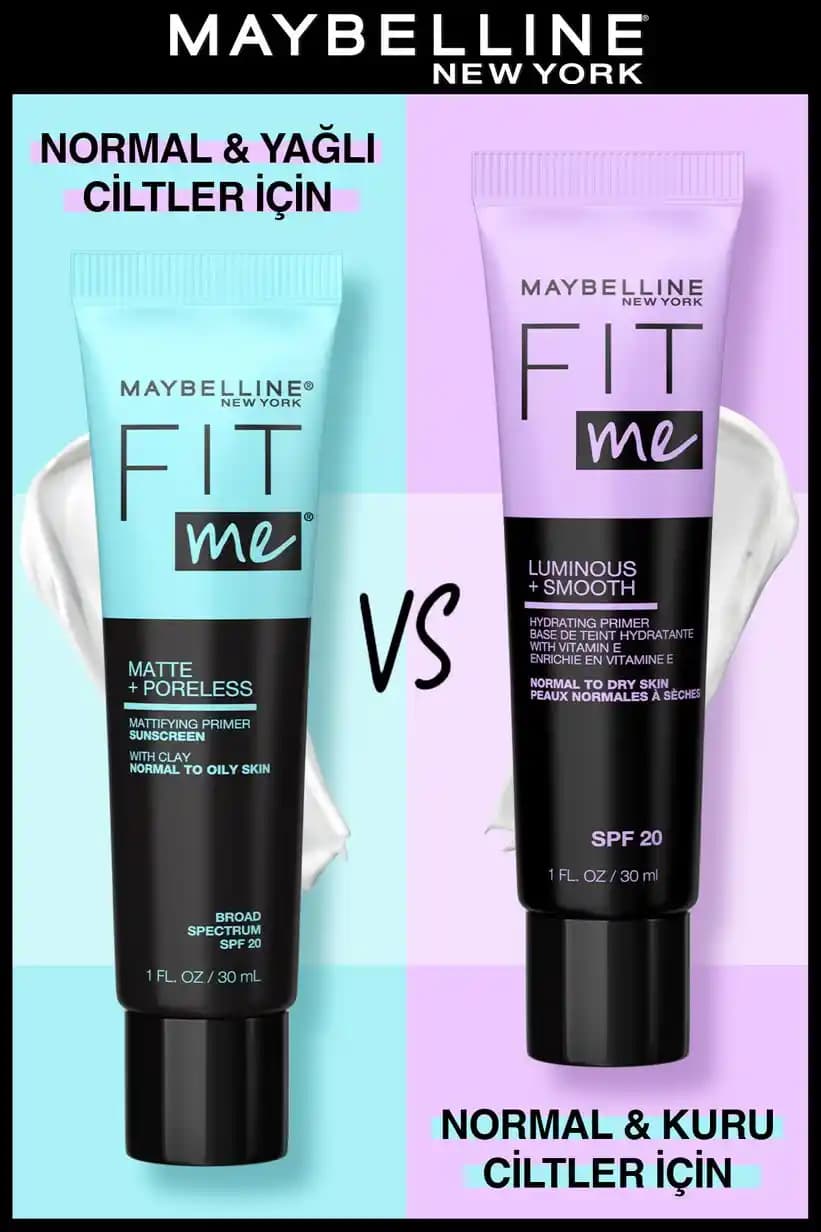 Maybelline Makyaj Bazları: Cilt Tipine Uygun Kalıcı ve Kusursuz Makyaj Bazları