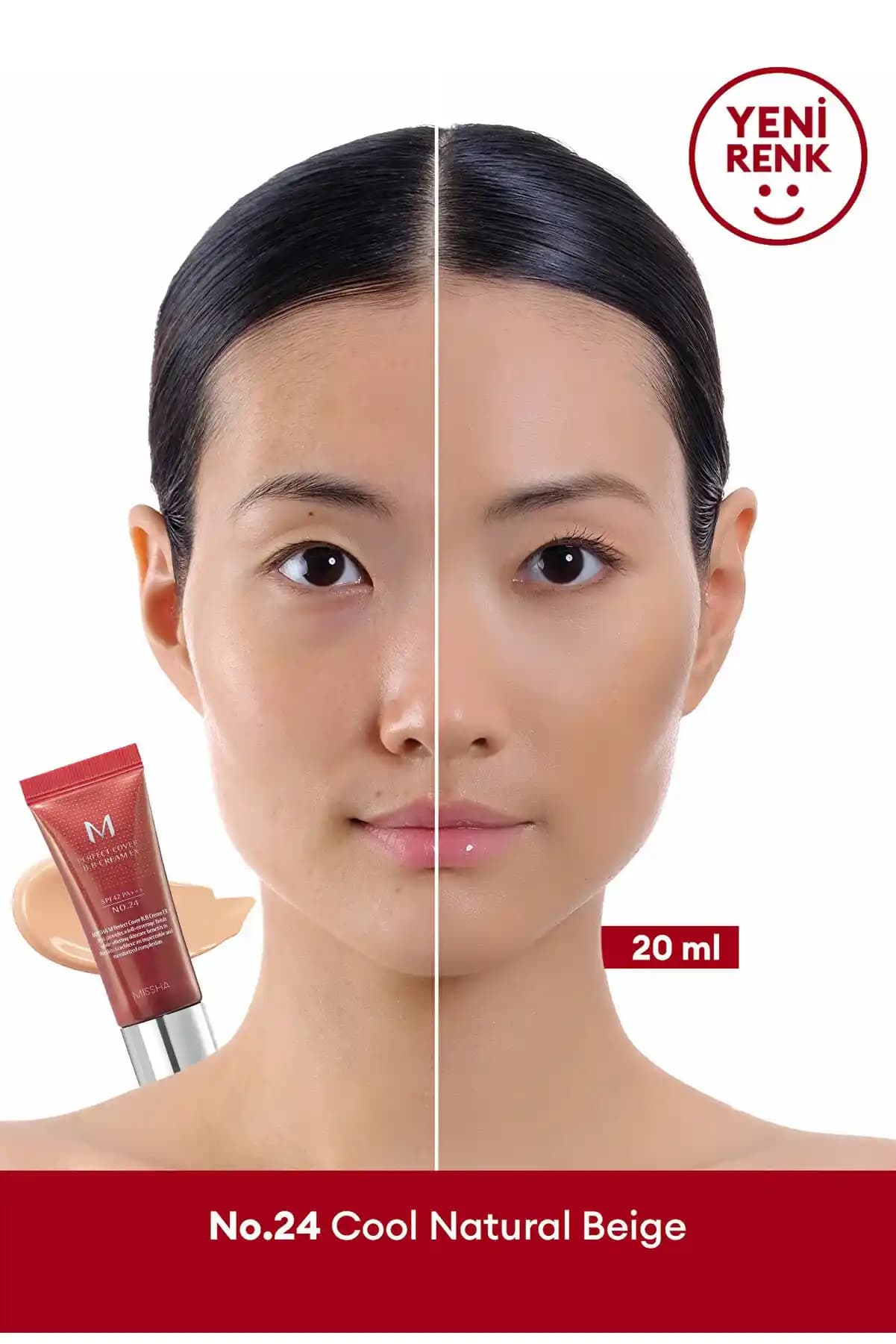 Missha M Perfect Cover BB Krem: Yüksek Kapatıcılık ve SPF42 Güneş Koruması