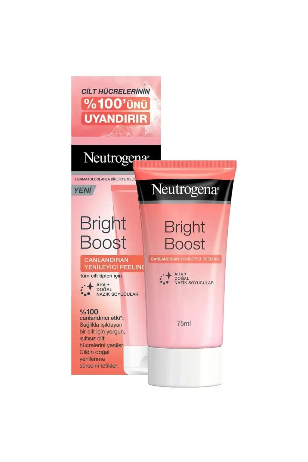 Neutrogena Bright Boost Canlandırıcı Yenileyici Peeling ile Ciltte Işıltı ve Yenilenme Sağlayın