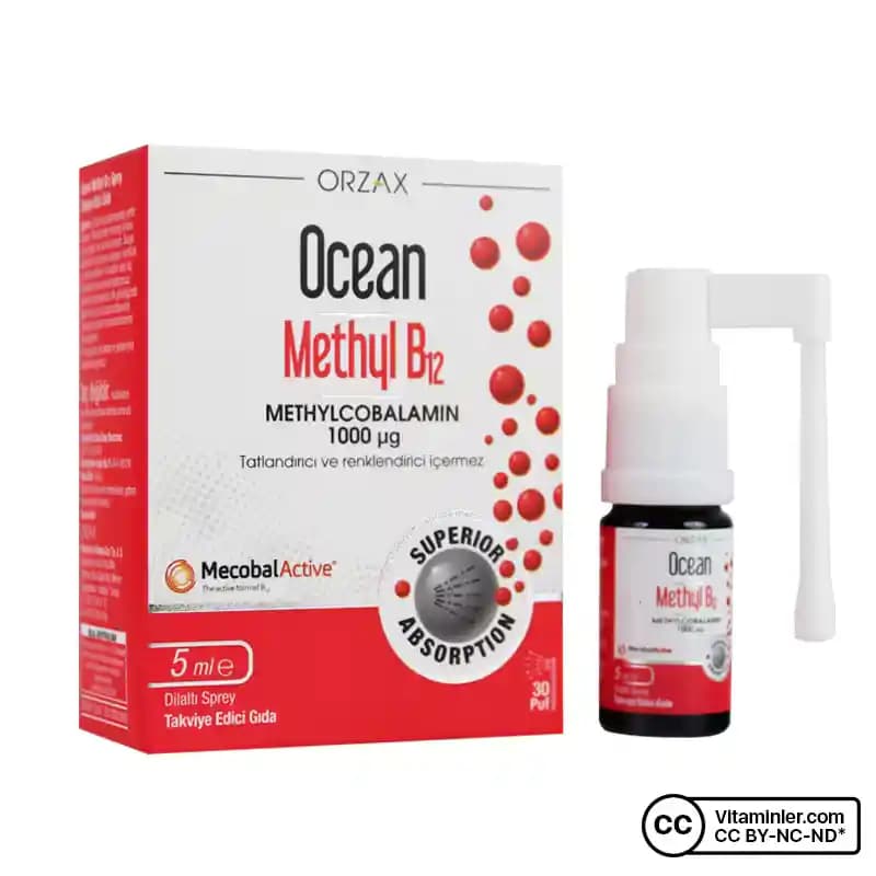 Ocean Methyl B12 Sprey: B12 Takviyesi için Doğru Kullanım ve Faydaları Rehberi