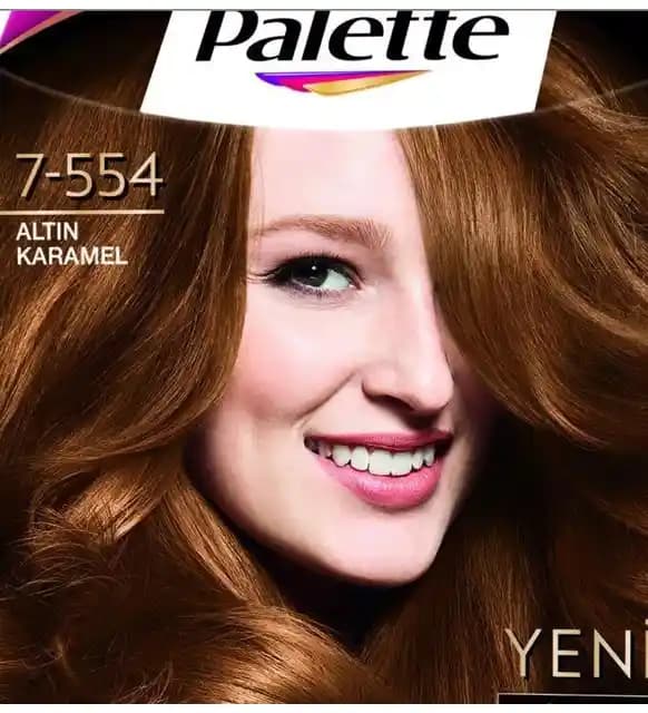 Palette 7.554 Altın Karamel Saç Rengi: Doğal ve Sıcak Tonların Dengesi