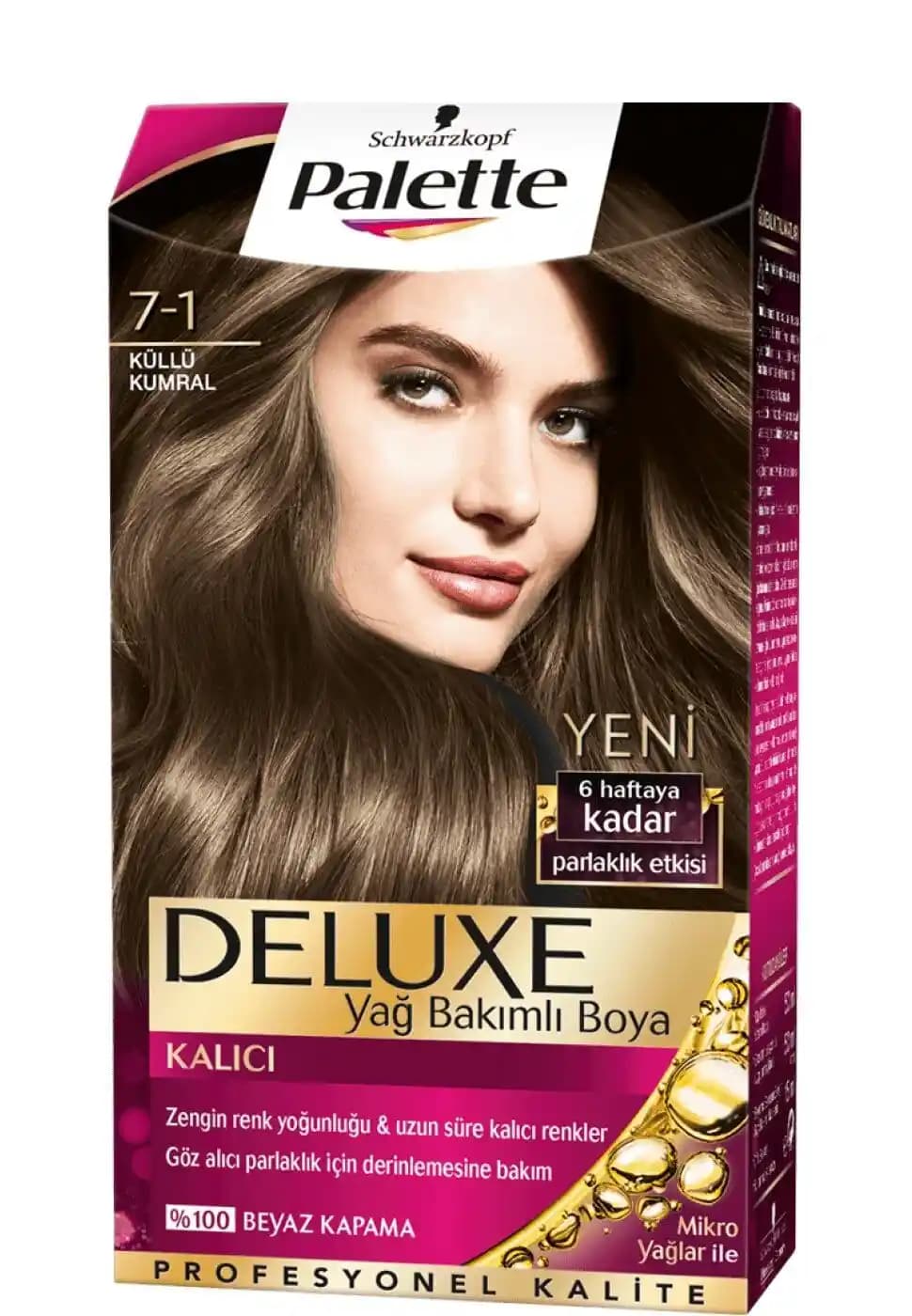 Palette Deluxe 7-1 Küllü Kumral: Doğal ve Şık Saç Rengi Seçeneği