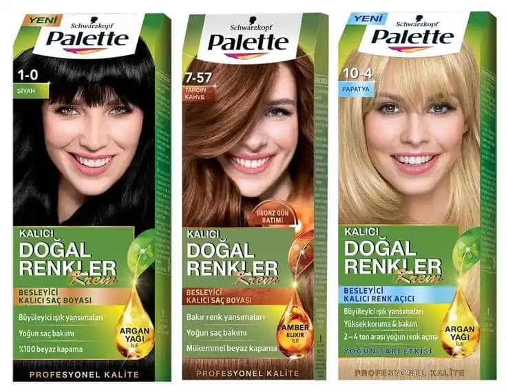 Palette Doğal Renkler Saç Boyası İncelemesi: Doğal ve Canlı Saç Renkleri