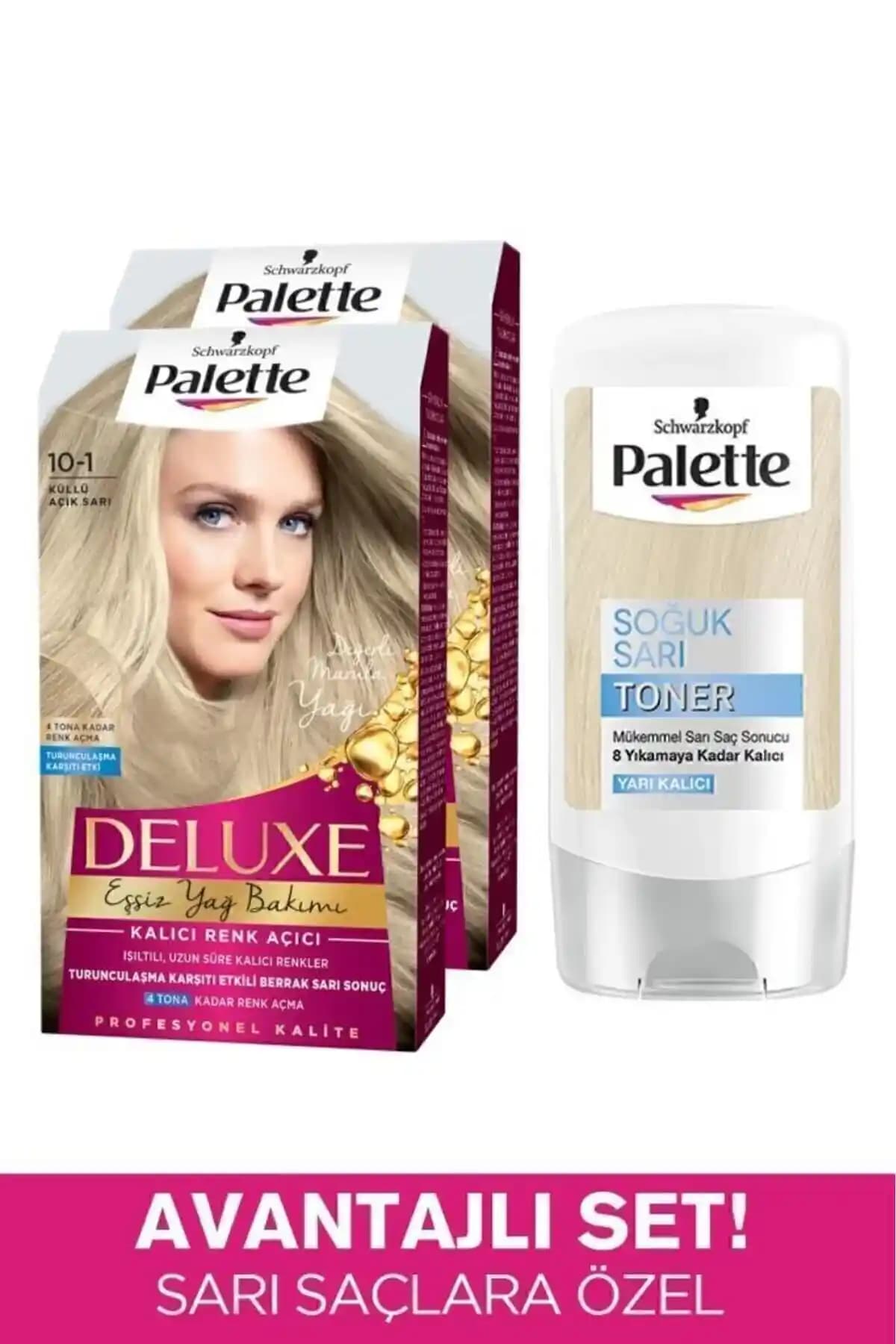 Palette Soğuk Sarı Toner ile Saç Rengini Canlı ve Soğuk Sarı Tonlarda Koruma