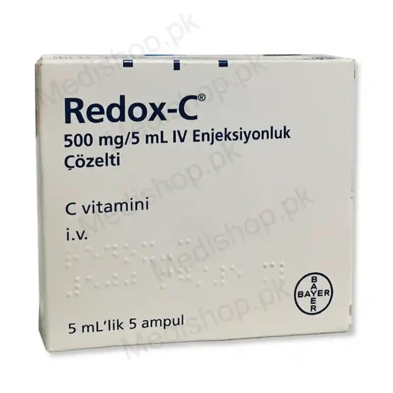 Redox C 500 mg 5 ml Ampul: Cilt Yenileme ve Sağlıkta Güçlü C Vitamini Desteği