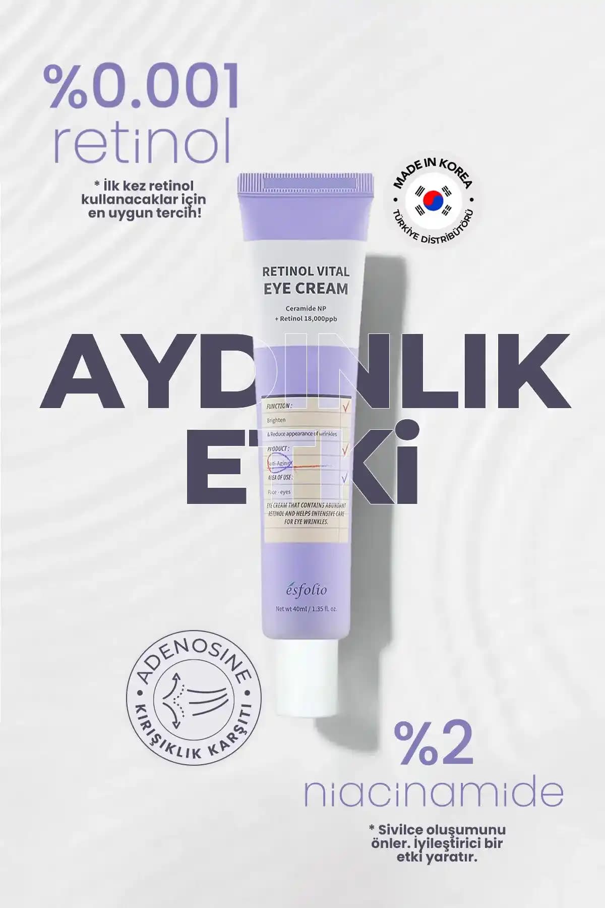 Retinol Göz Çevresi Kremi: Kırışıklık ve Koyu Halkalara Karşı Etkili Bakım Ürünleri
