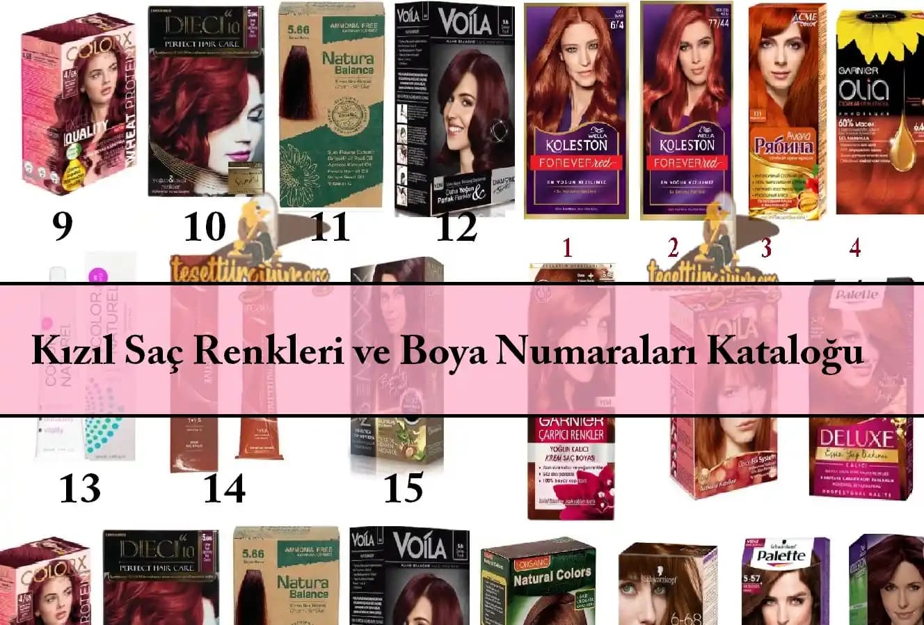 Saç Boya Numaraları: Ton, Alt Ton ve Doğru Seçim Rehberi 2024