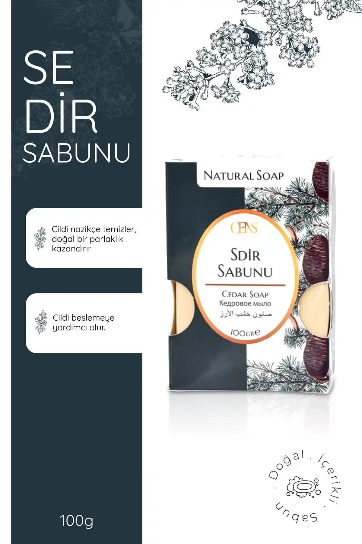 Sedir Sabunu: Doğal İçerikli Cilt ve Saç Bakımında Etkili Sabun Çözümü