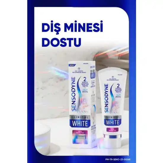 Sensodyne Klinik Beyazlık: Hassas Dişler İçin Etkili ve Nazik Beyazlatma Çözümü