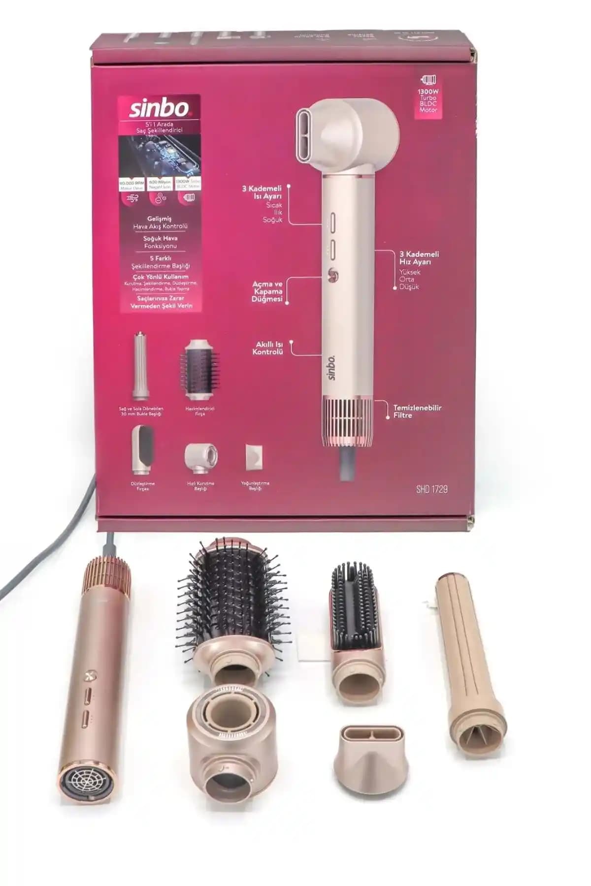 Sinbo Pro Airwrap: Yenilikçi Hava Teknolojisiyle Saç Bakımında Etkili Çözüm