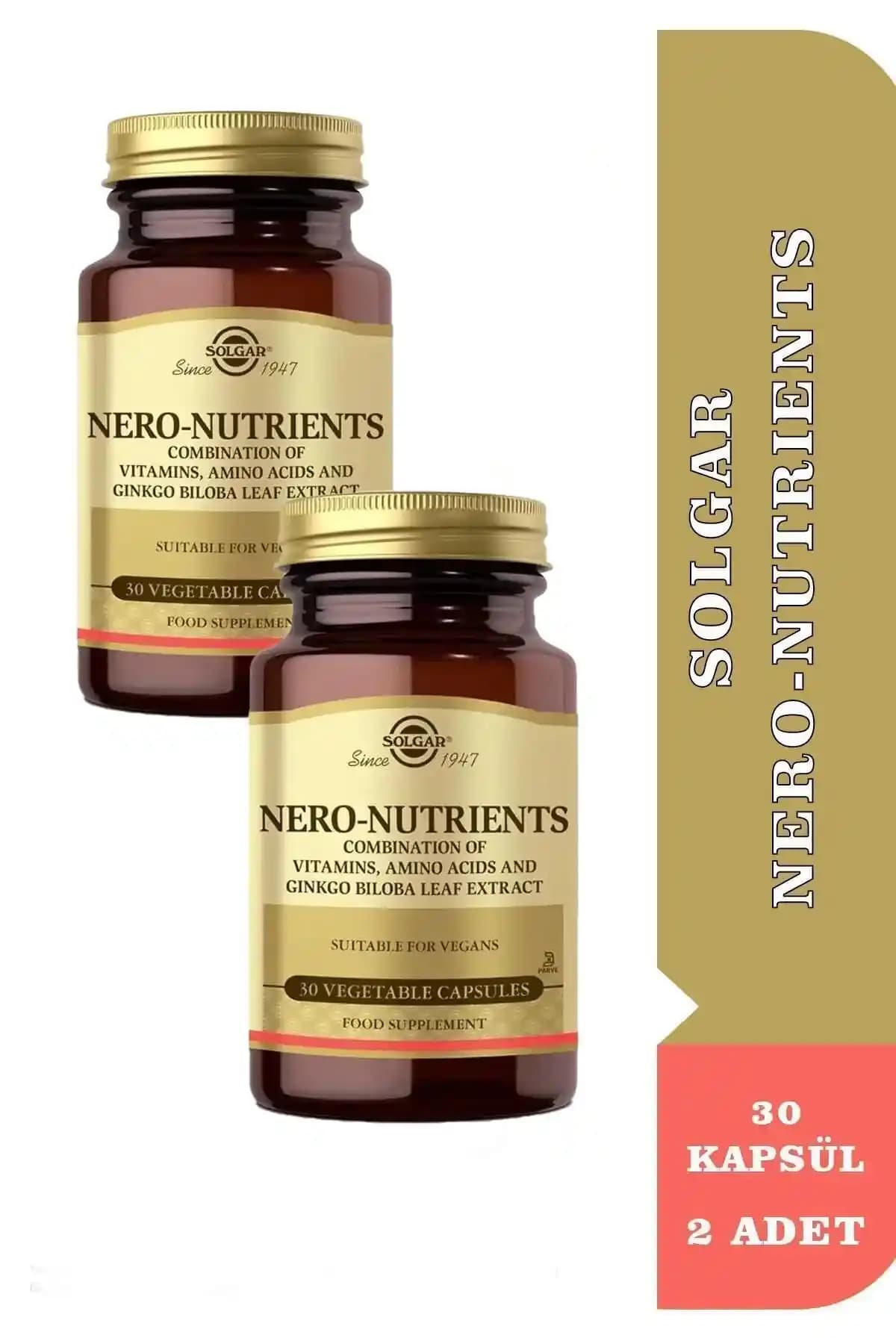 Solgar Nero Nutrients: Cilt, Saç ve Sağlık İçin Doğal Vitamin ve Mineral Takviyesi