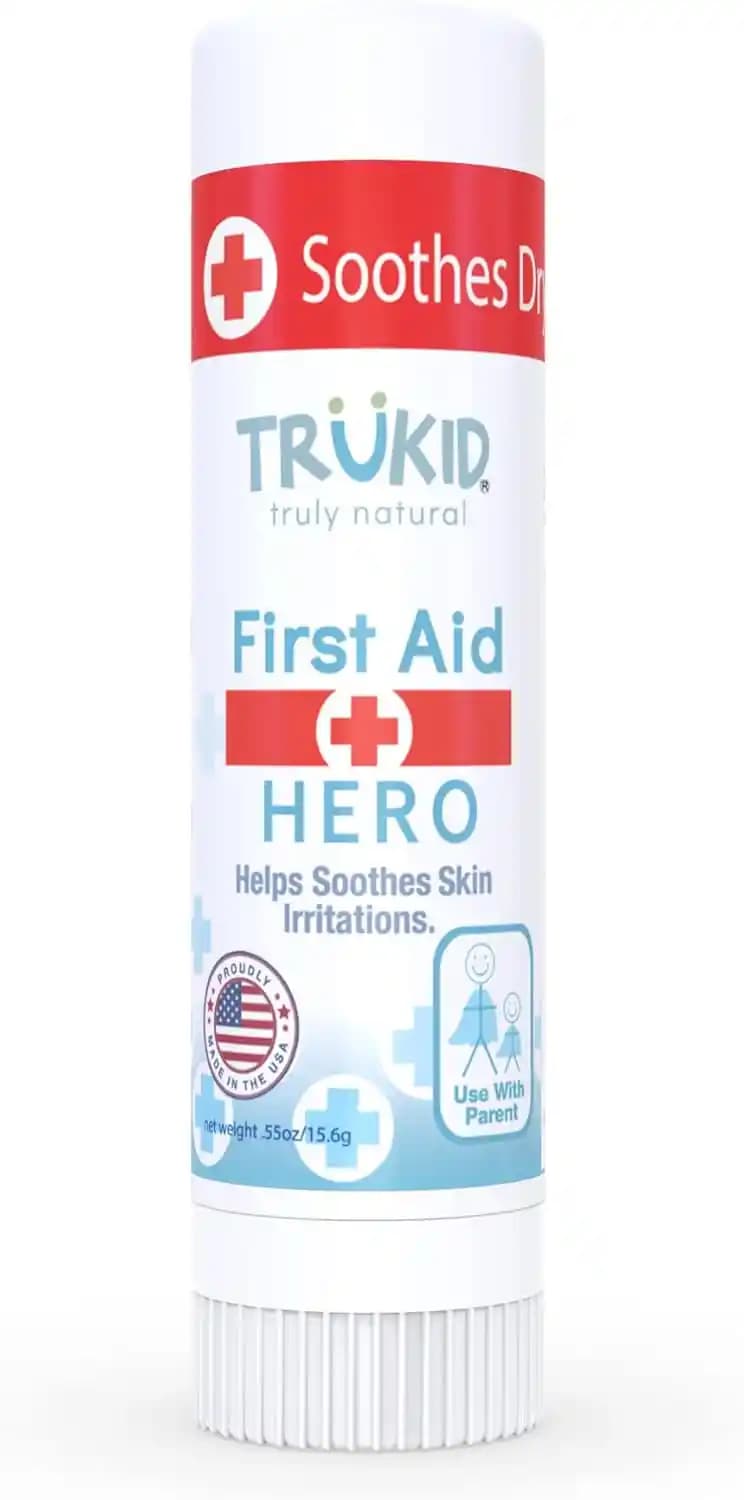 Trukid First Aid Hero Stick: Doğal ve Pratik İlk Yardım Cilt Bakım Çözümü