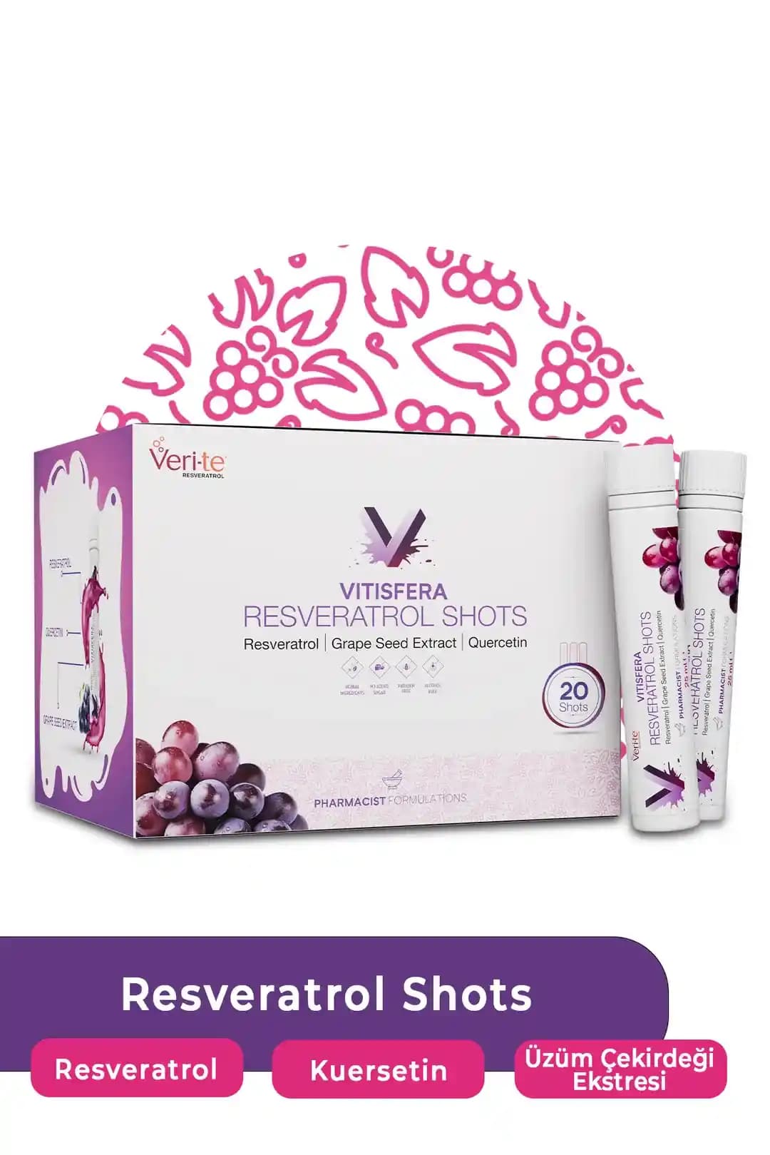 Vitisfera Resveratrol Shots: Cilt Bakımında Doğal Anti-Aging ve Parlaklık Sağlayan Serum